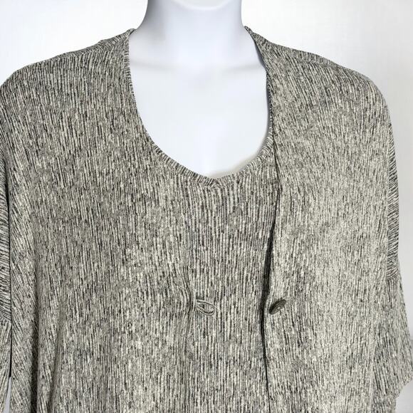 J. Jill Pure Jill 3X Knit Sweater Dress & Pocket Cardigan Twinset Gray Plus Size - Picture 8 of 10